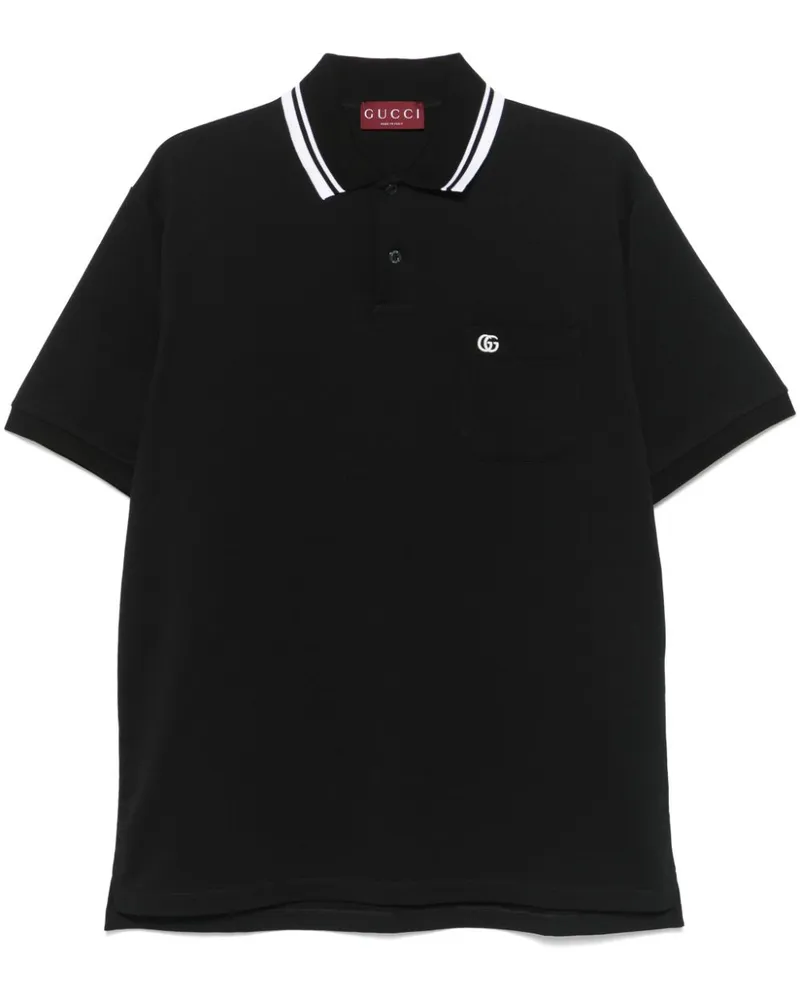 Gucci Web Poloshirt - Schwarz Schwarz