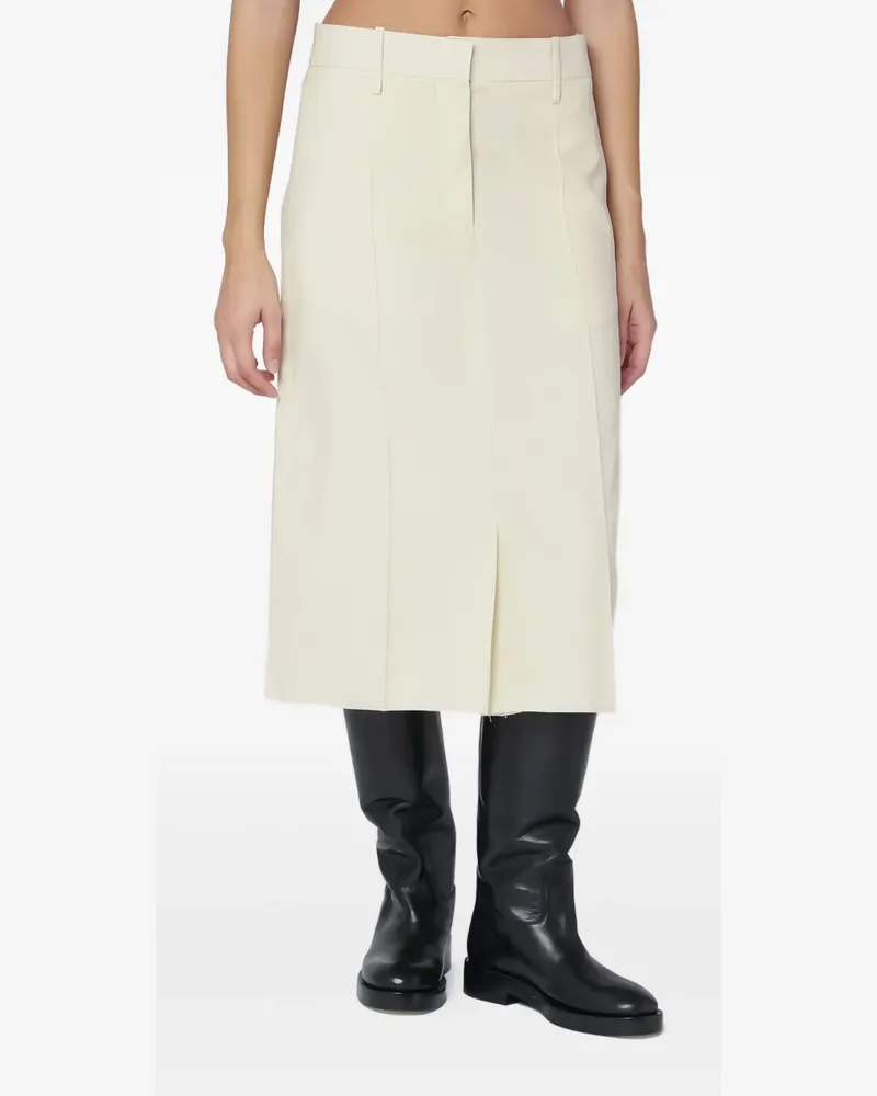 Jil Sander wool skirt - Nude Nude