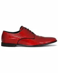 Dolce & Gabbana Derby-Schuhe aus Lackleder Rot