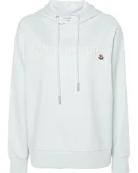 Moncler Hoodie mit Logo-Stickerei Blau