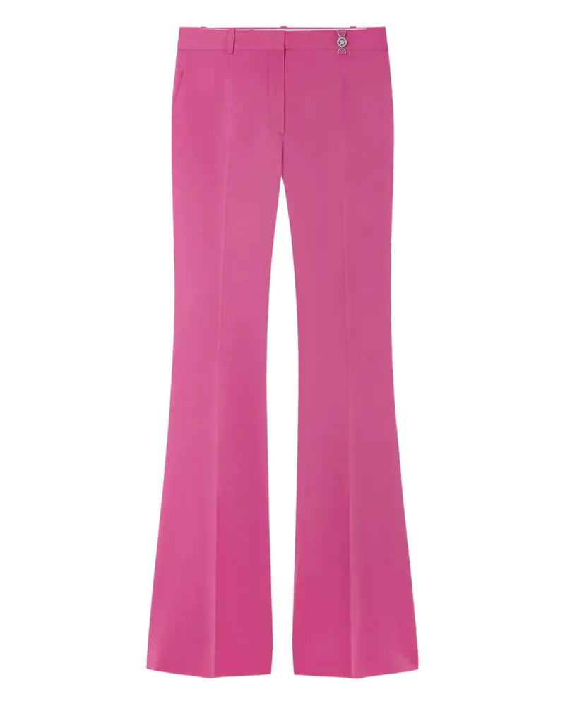 Versace Schlaghose aus Wolle - Rosa Rosa