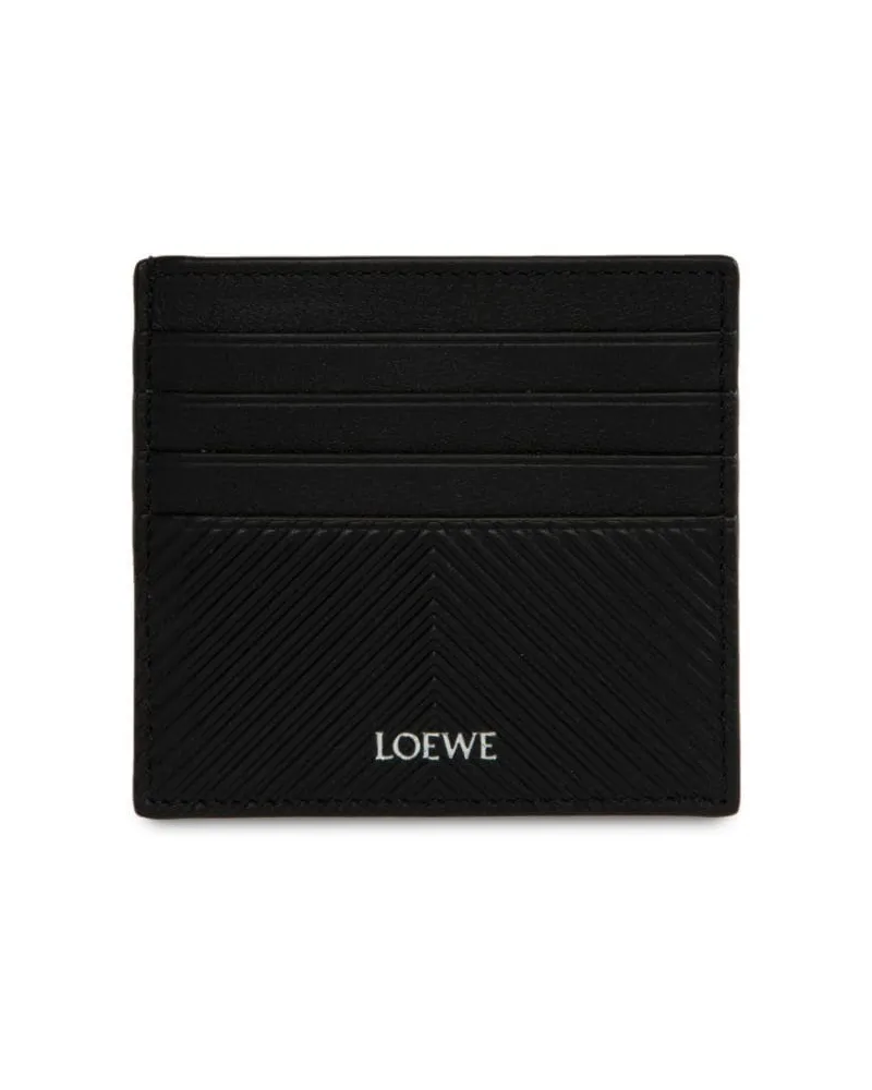Loewe Kartenetui mit Stempel - Schwarz Schwarz