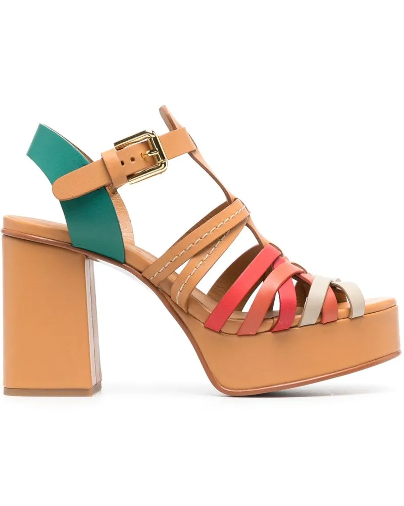 See by Chloé Peeptoe-Sandalen - Nude Nude