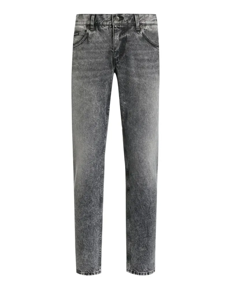 Dolce & Gabbana zip-up straight-leg jeans - Grau Grau