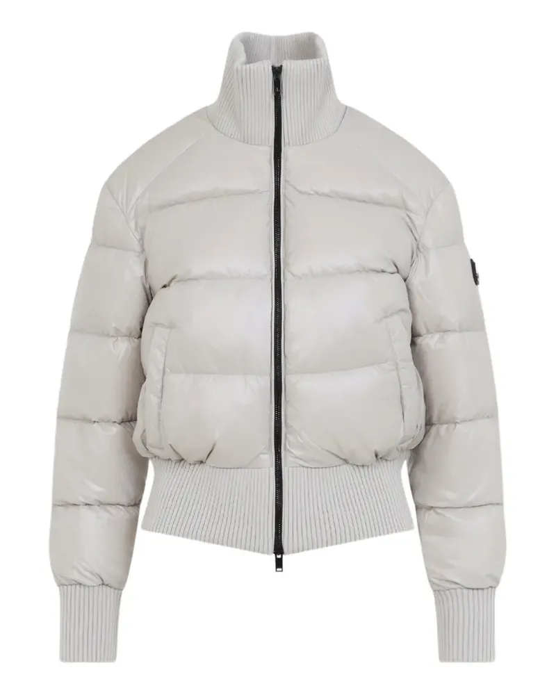 Moose Knuckles high-neck puffer jacket - Weiß Weiß