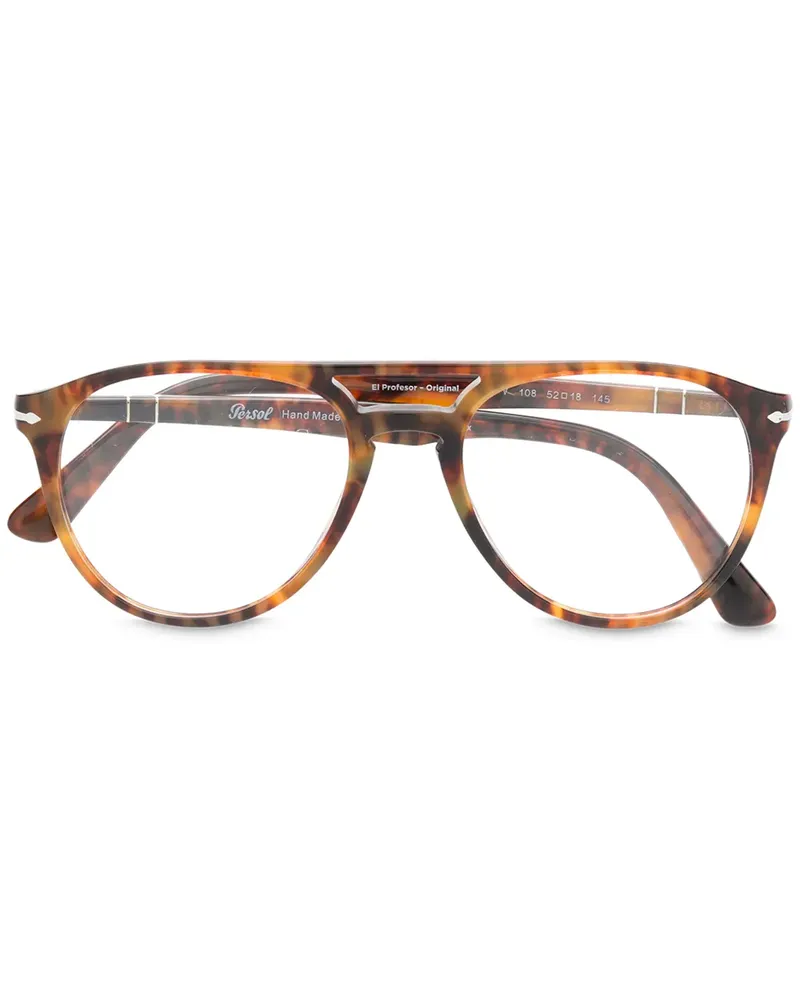 Persol Brille in Schildpattoptik - Braun Braun