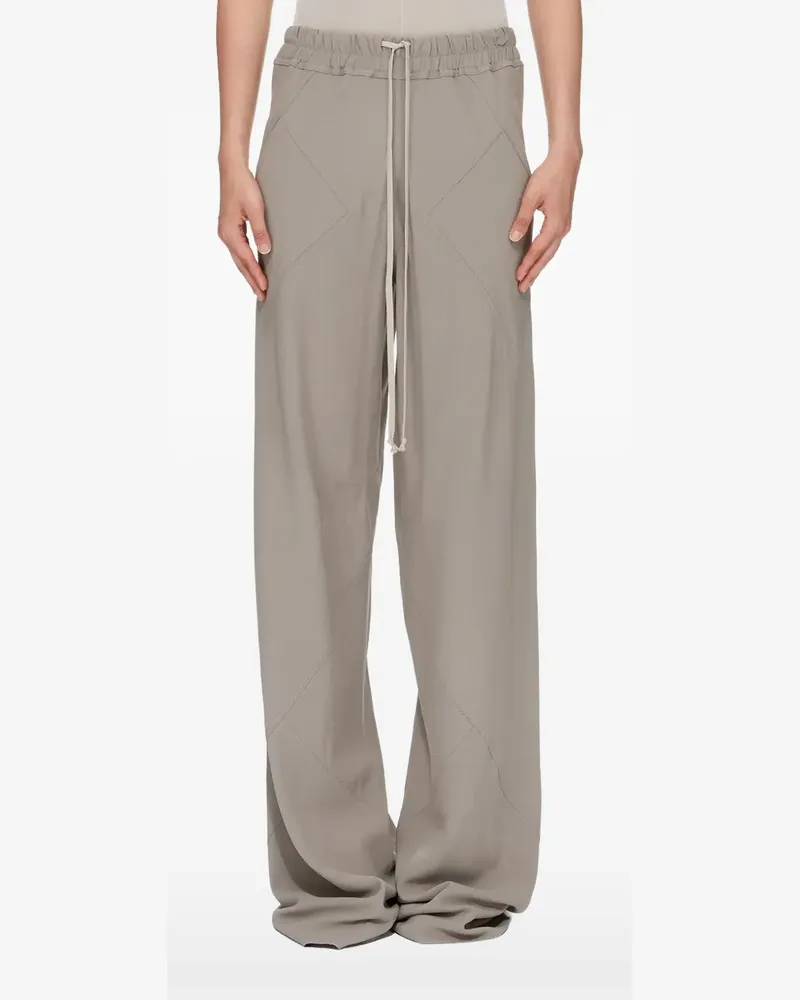 Rick Owens Weite Hose mit Kordelzug - Grau Grau