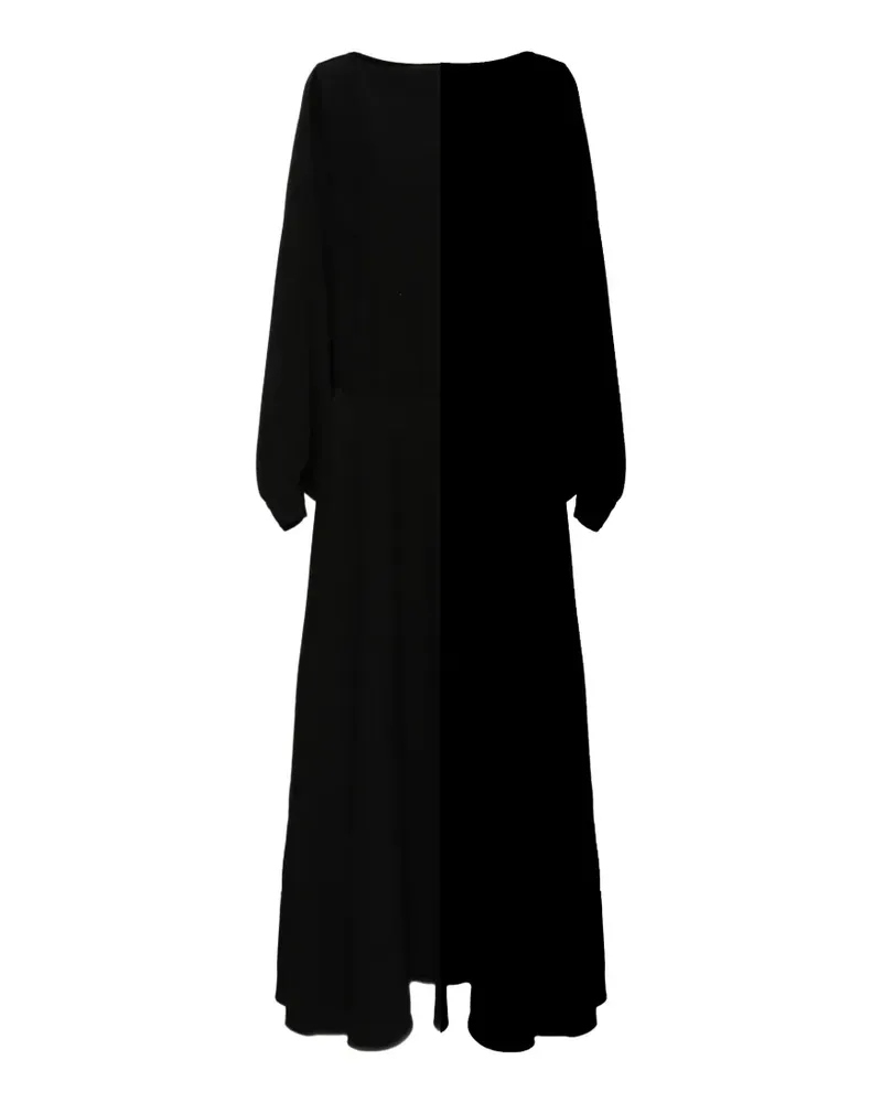 Balenciaga Langärmeliges Ballonkleid in Schwarz Schwarz