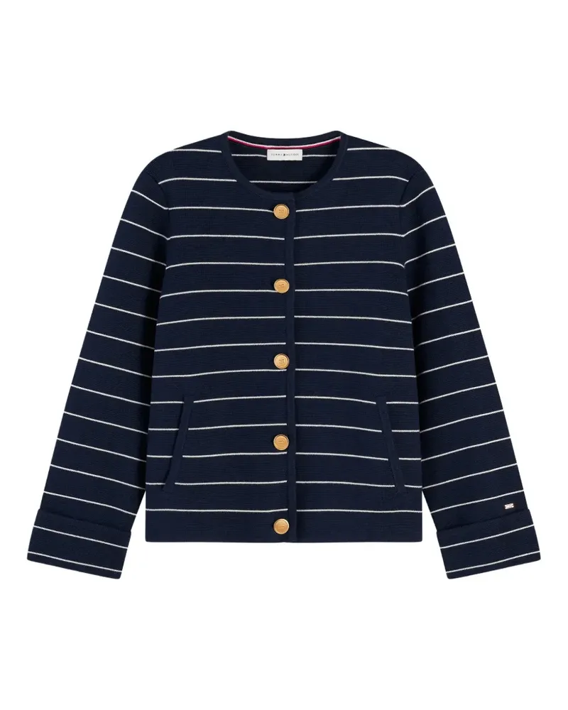 Tommy Hilfiger Cardigan mit Querstreifen - Blau Blau
