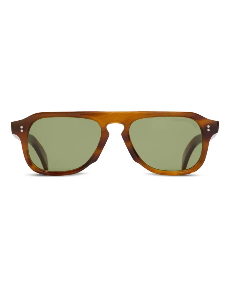 Cutler and Gross Getönte Pilotenbrille - Braun Braun