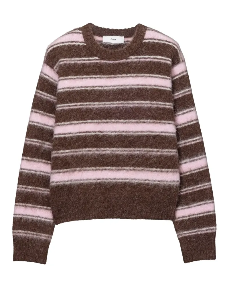 Dunst striped crew-neck sweater - Braun Braun
