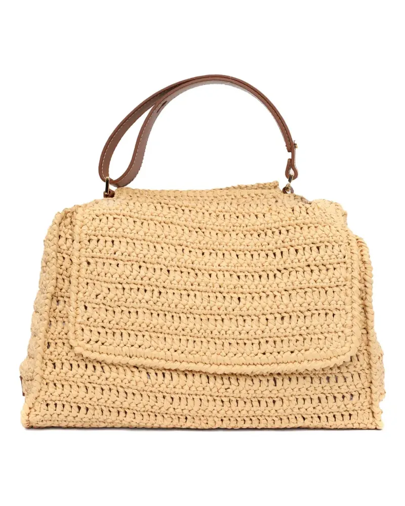 Orciani Handtasche mit Schulterriemen - Nude Nude