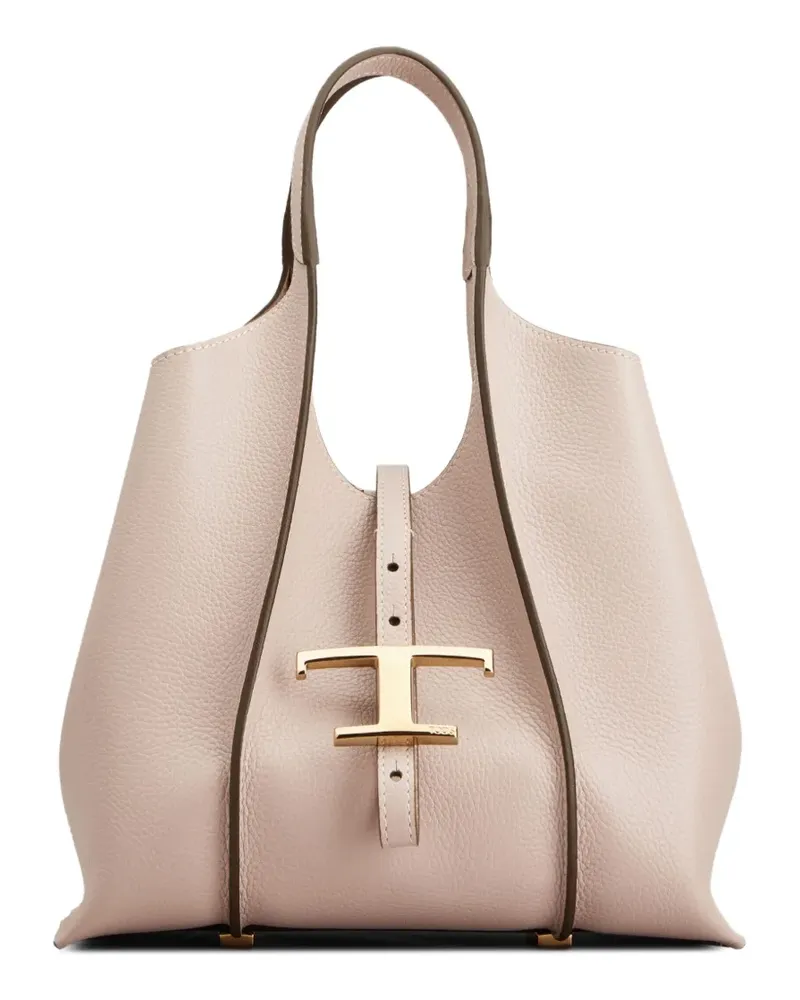 TOD'S Mini-Tasche aus Leder - Nude Nude