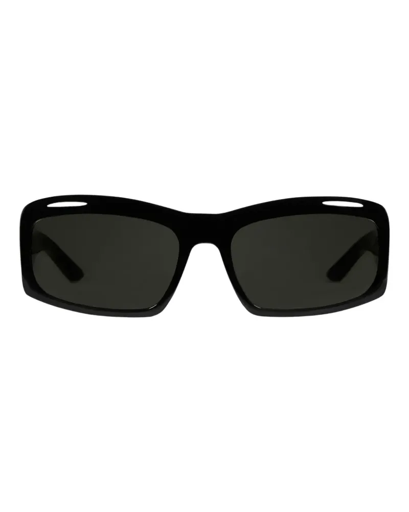 Gucci rectangle-frame sunglasses - Schwarz Schwarz