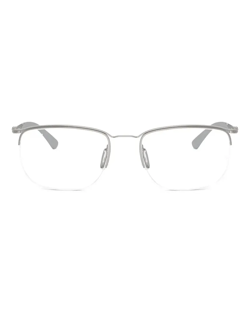 Ray Ban Brille mit eckigem Gestell - Silber Silber
