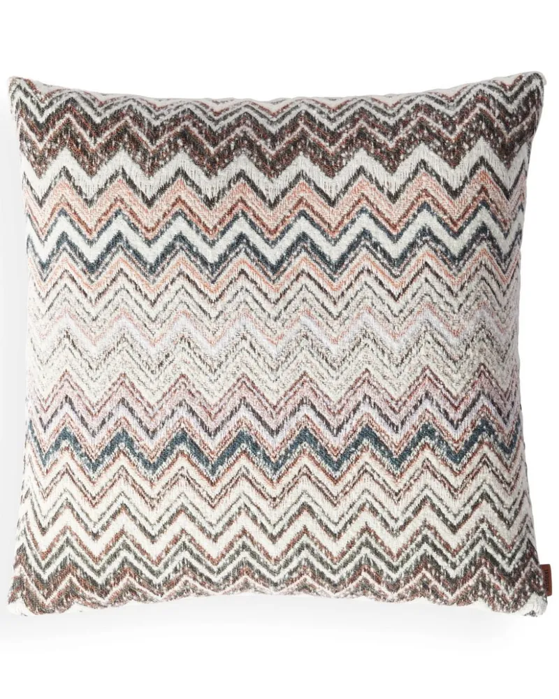 Missoni Home Forest Kissen mit Zickzackmuster (40cm x 40cm) - Nude Nude
