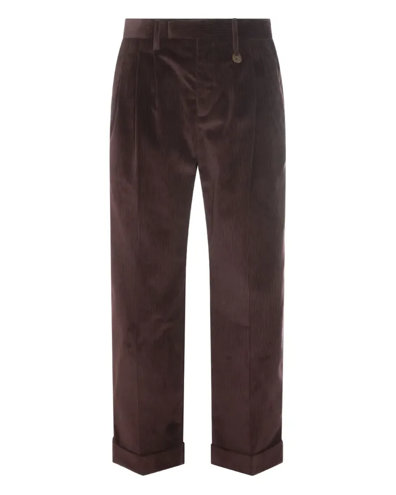 Burberry Cordhose mit Falten - Braun Braun