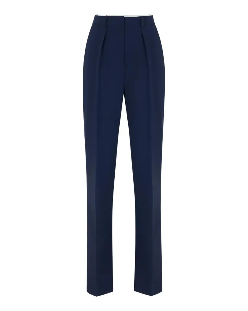 Elisabetta Franchi Leichte Hose aus Kreppstoff - Blau Blau