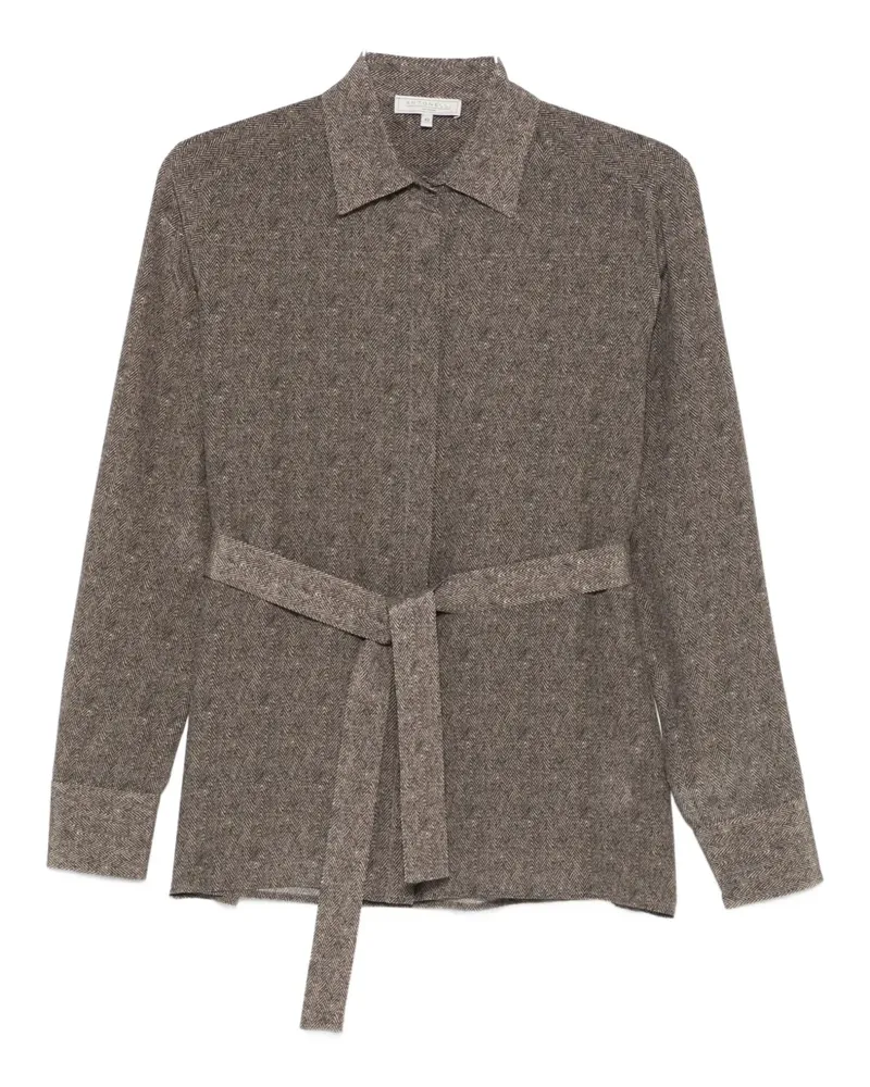 Antonelli Firenze Top mit Gürtel - Braun Braun