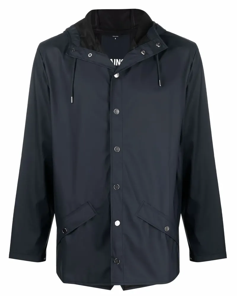 RAINS Regenjacke mit Kapuze - Blau Blau
