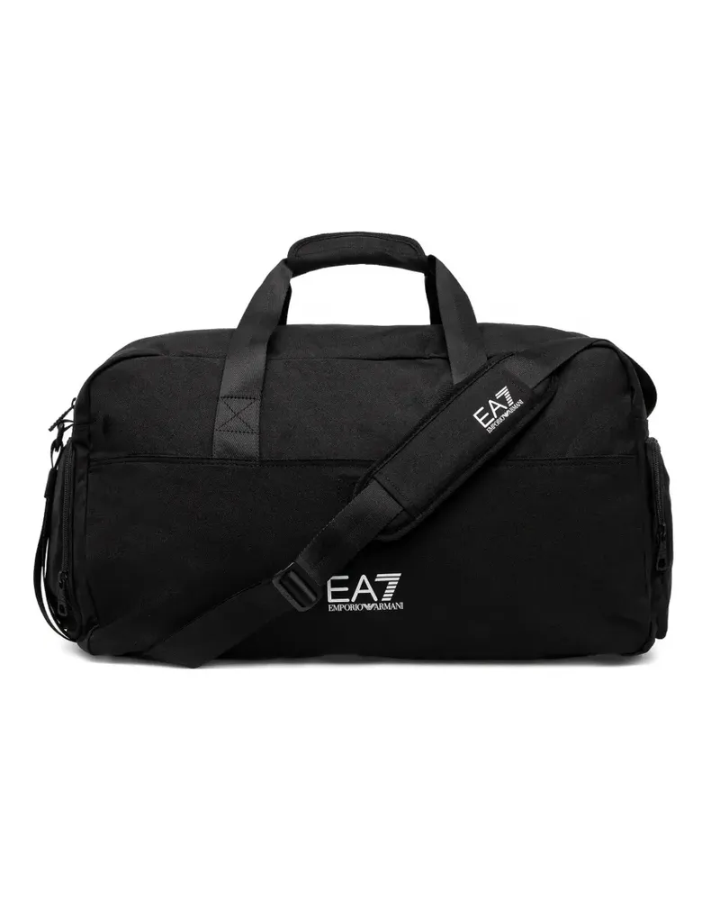 EA7 logo-strap gym bag - Schwarz Schwarz