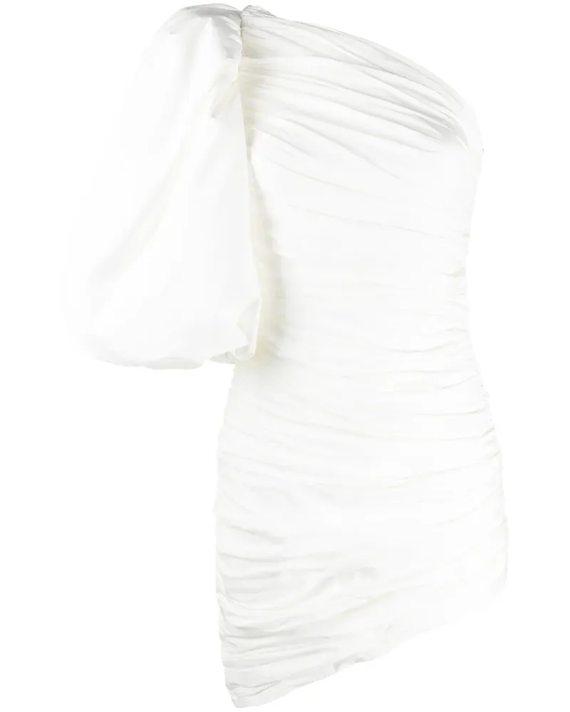 Giuseppe di Morabito Asymmetrisches Kleid mit Raffung - Weiß Weiß