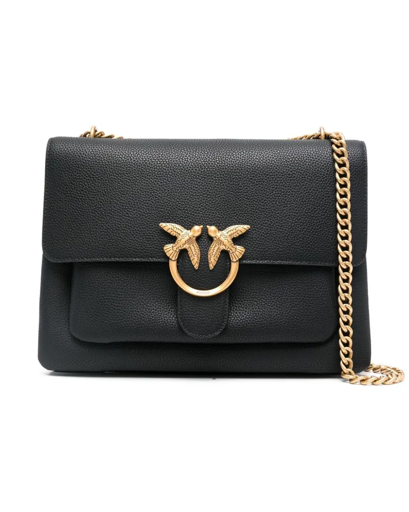Pinko Love One Soft Schultertasche - Schwarz Schwarz