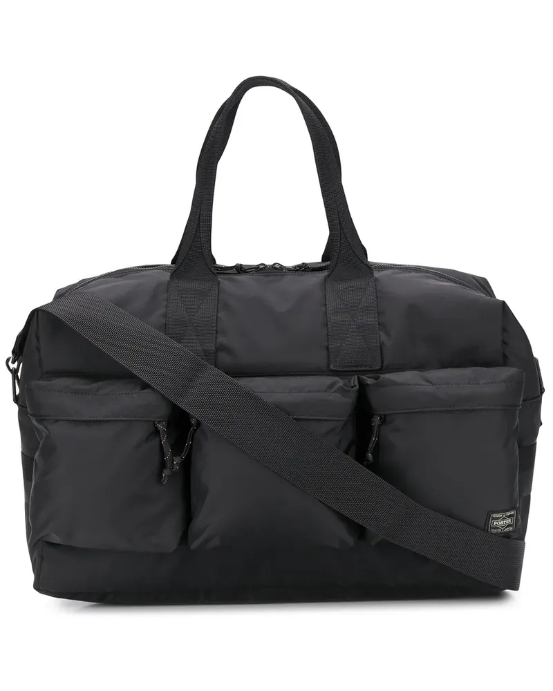 PORTER-YOSHIDA & CO Reisetasche mit mehreren Fächern - Schwarz Schwarz