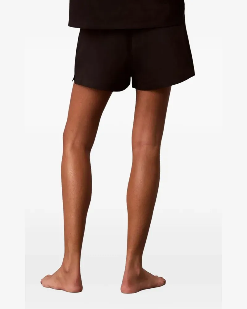 Calvin Klein logo-waistband cotton pajamas (set of two) - Schwarz Schwarz