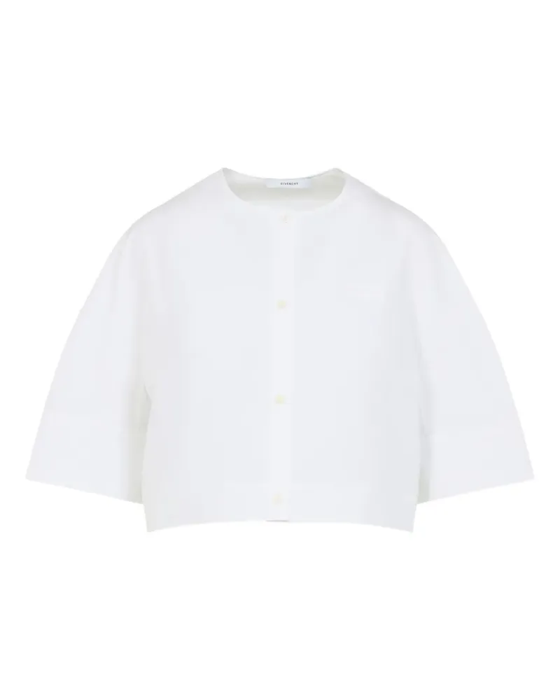 Givenchy Cropped-Top mit Stickerei - Weiß Weiß