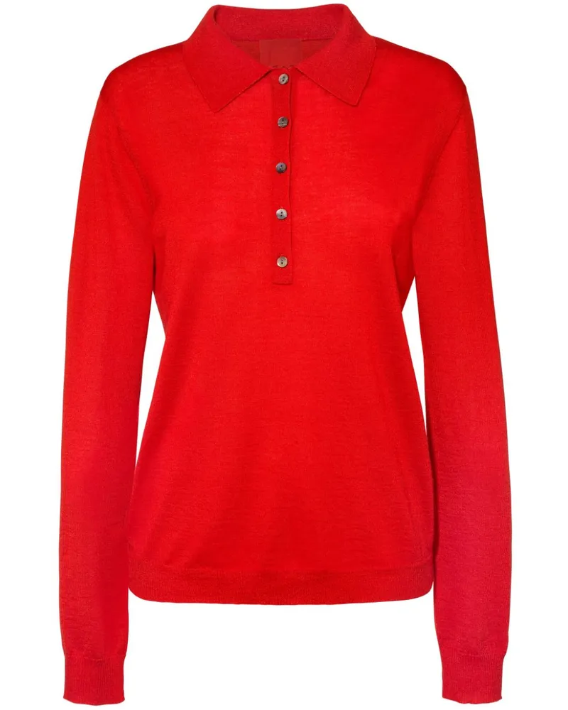 Cashmere In Love Ellis Poloshirt - Rot Rot
