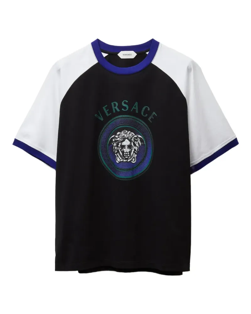 Versace T-Shirt mit Print - Schwarz Schwarz