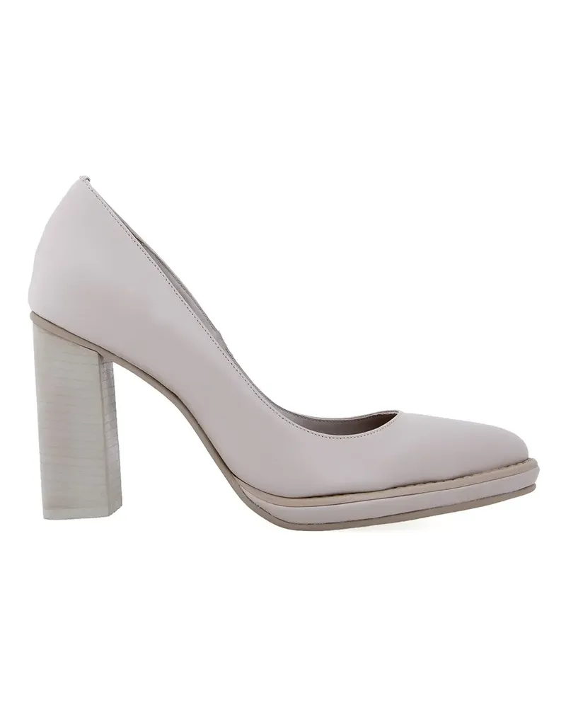 Sarah Chofakian Pumps aus Leder - Nude Nude