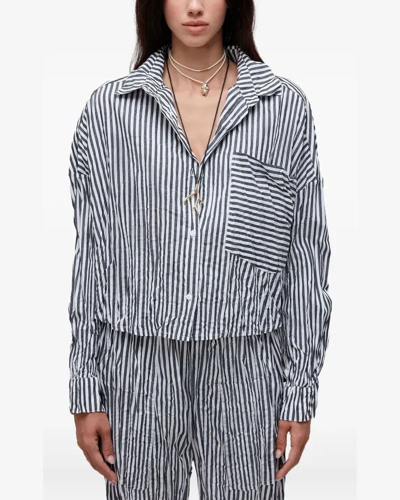 Osklen Gestreiftes Hemd - Blau Blau