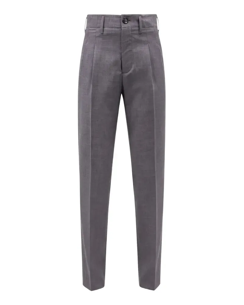 AMI Paris pleated tailored trousers - Grau Grau
