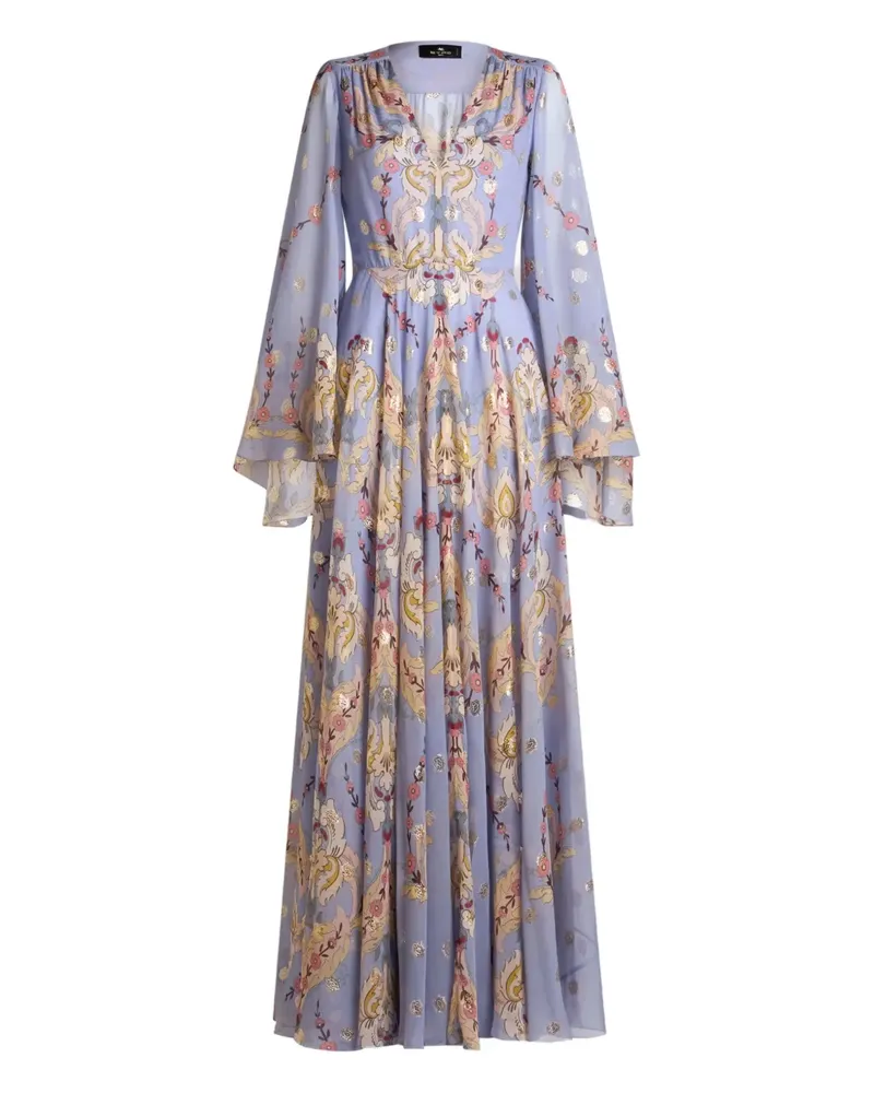 Etro Kleid mit Print - Violett Violett