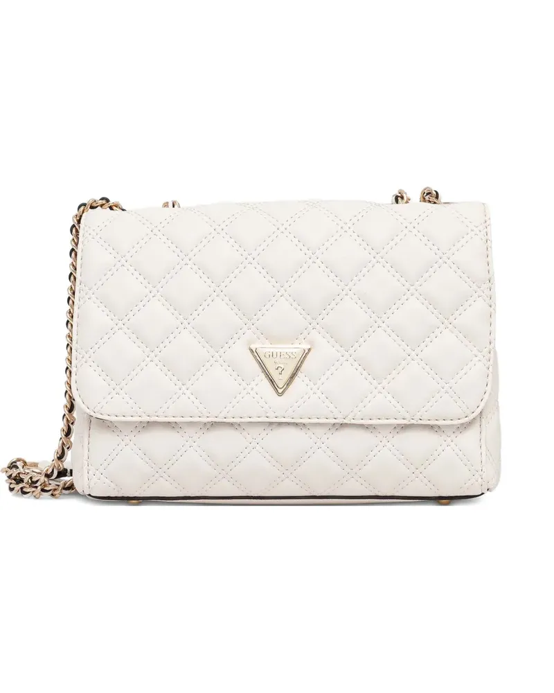 Guess Gesteppte Giully Schultertasche - Weiß Weiß