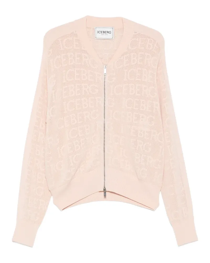 Iceberg zip-up bomber jacket - Rosa Rosa