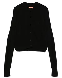 Ermanno Scervino Cardigan mit Logo-Stickerei Schwarz