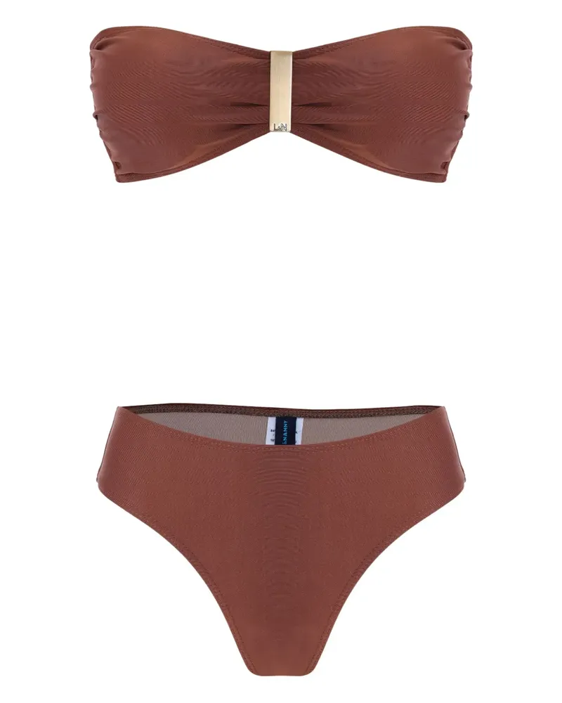 Lygia & Nanny Ester Bandeau-Bikini - Braun Braun