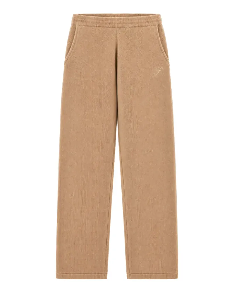 SPORTY & RICH Ivana Jogginghose mit Logo-Stickerei - Braun Braun