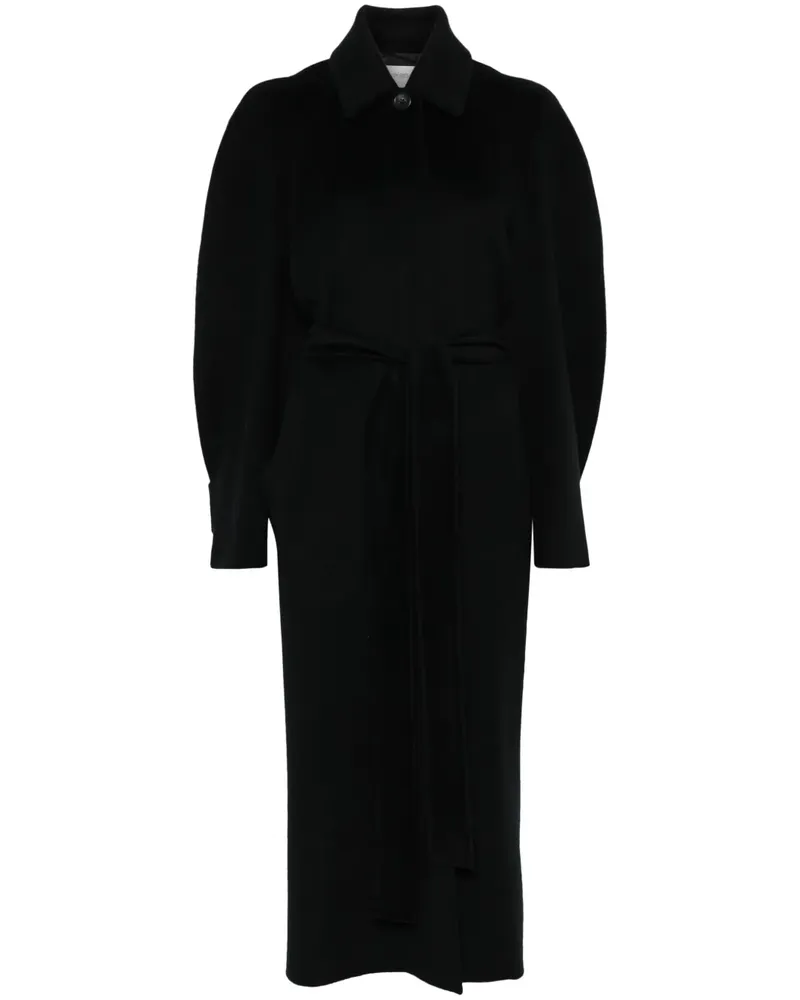 SPORTMAX Azzorre Mantel - Schwarz Schwarz