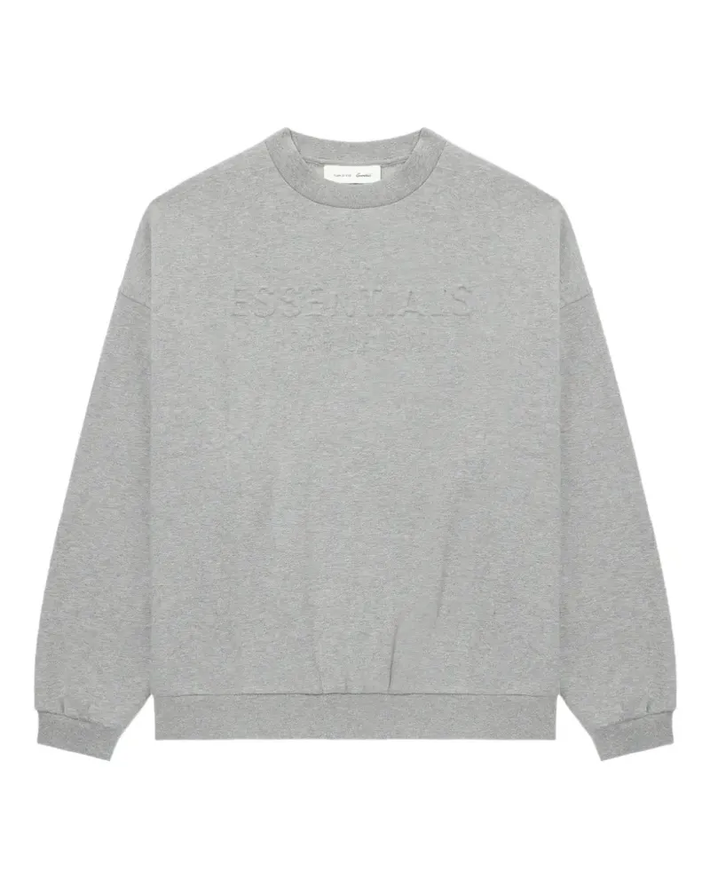 Fear of God Sweatshirt mit Logo-Prägung - Grau Grau