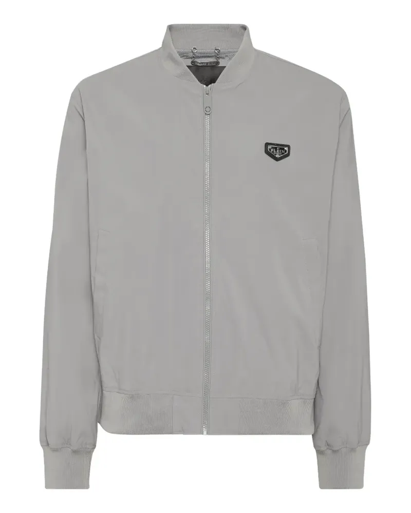 Philipp Plein Klassische Bomberjacke - Grau Grau