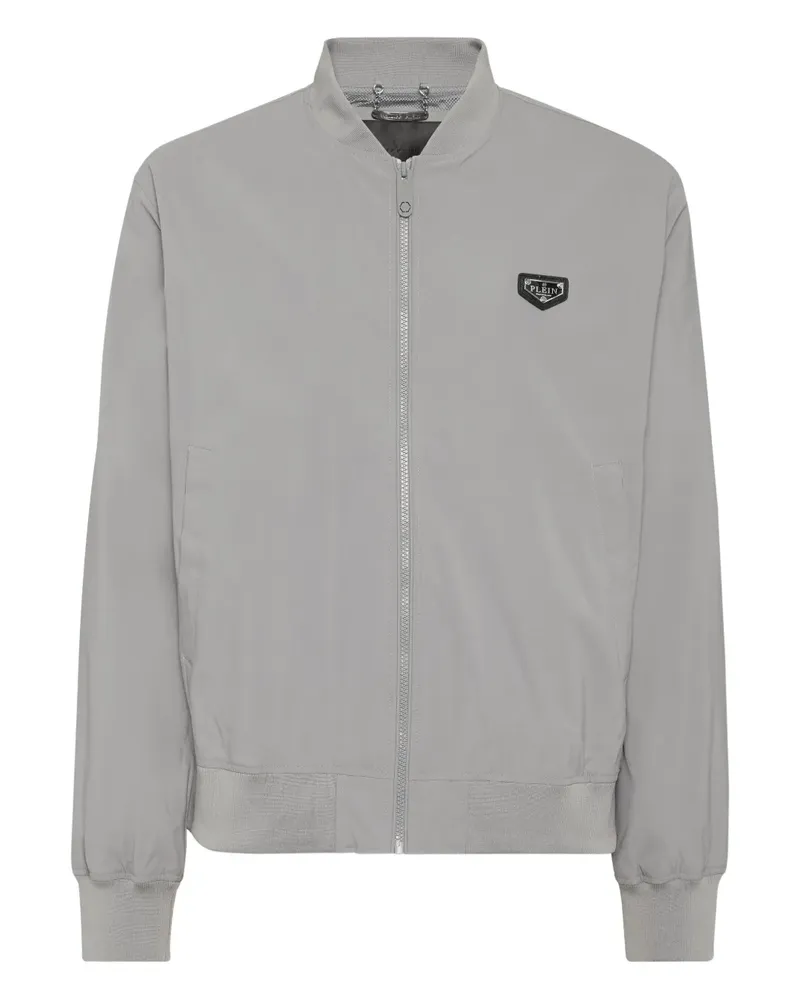 Philipp Plein Klassische Bomberjacke - Grau Grau