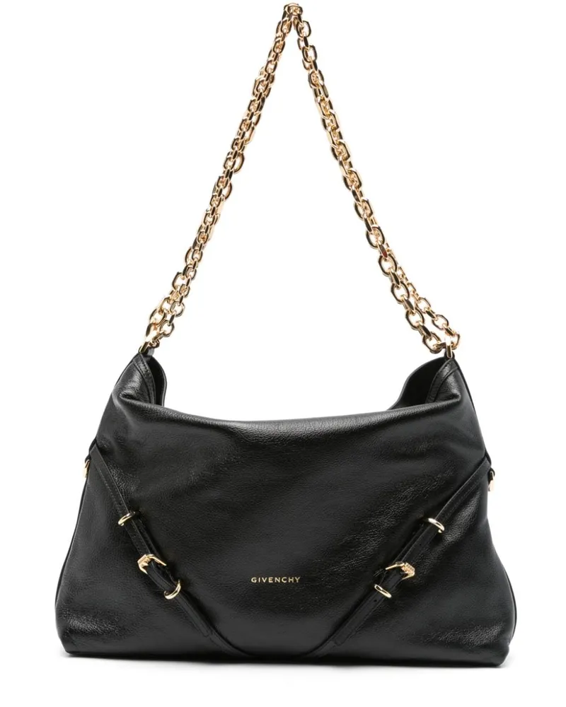 Givenchy Mittelgroße Voyou Schultertasche - Schwarz Schwarz