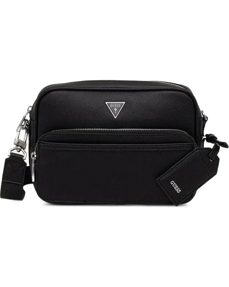 Guess Gürteltasche mit Logo-Schild - Schwarz Schwarz
