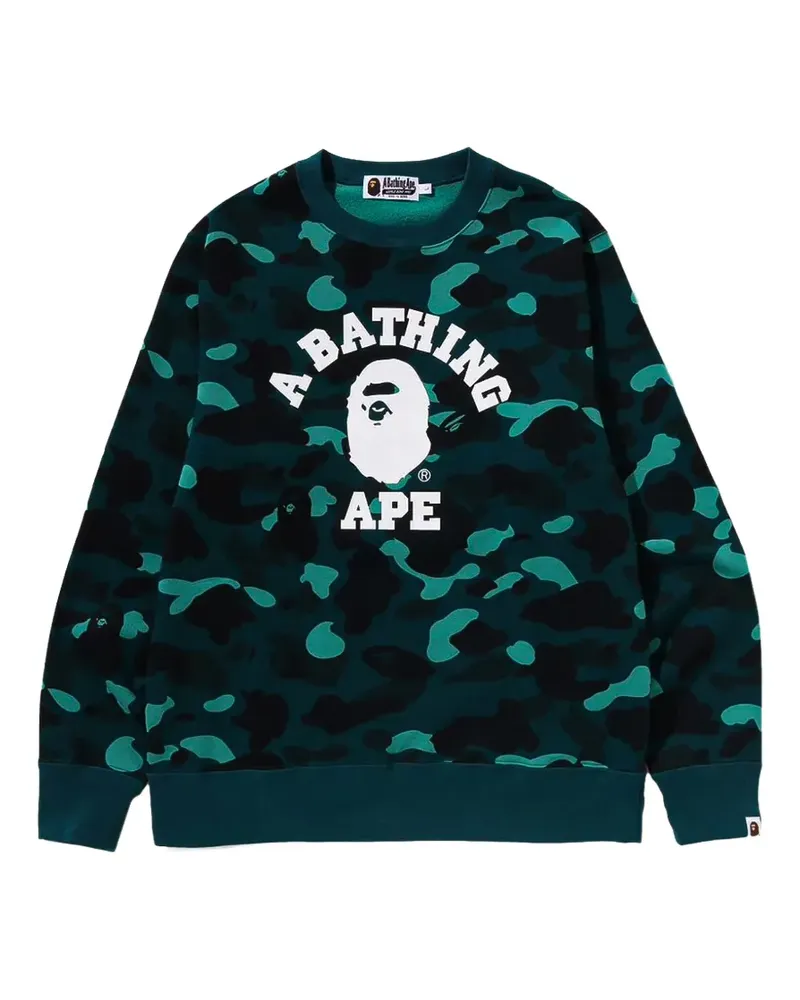 BAPE Colour Camo College Sweatshirt - Grün Grün