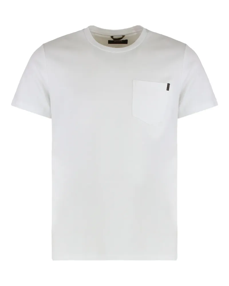 MOORER Bruzio-SLC chest-pocket T-shirt - Weiß Weiß