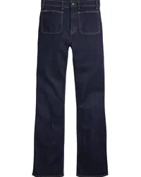 Ralph Lauren Halbhohe Bootcut-Jeans Blau